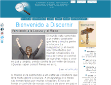 Tablet Screenshot of discernir.info